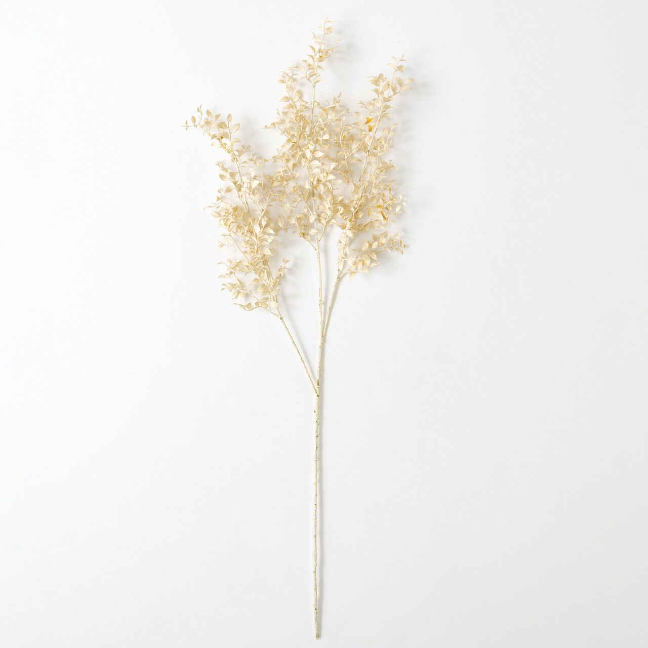 Sullivan's Smilax Spray, Cream Faux Floral Stem for Crafting, Weddings, Home and Holiday Decoration, 35 Inch